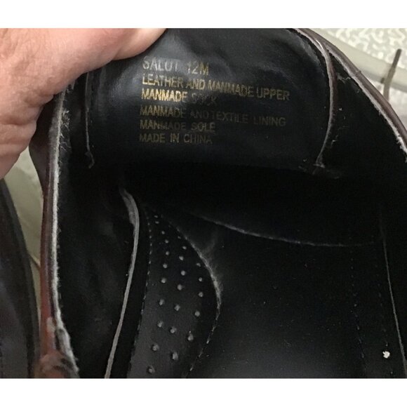 ALFANI LEATHER MENS DRESS SHOES SIZE 12 - Picture 6 of 6